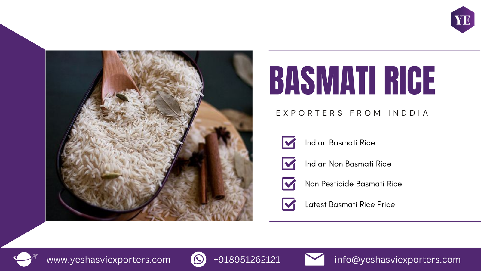 Basmati rice exporters in India | 1121 basmati rice exporters India